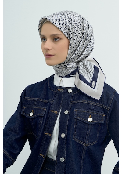 Armine Saf İpek Sura Eşarp-2026 İlkbahar-yaz- 950200d Krem