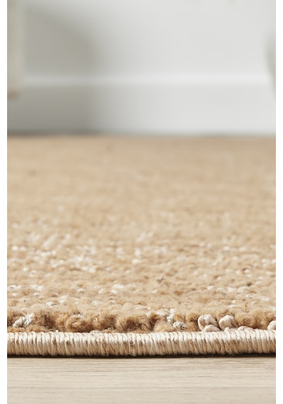 Mariesse Home Wool Serisi Bukleli Yumuşak Dokulu İskandinav Dokuma Halı 1086-hardal
