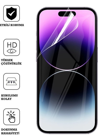Xiaomi Poco F7 Uyumlu Ön Body Şeffaf Ultra Koruyucu Nano Jelatin