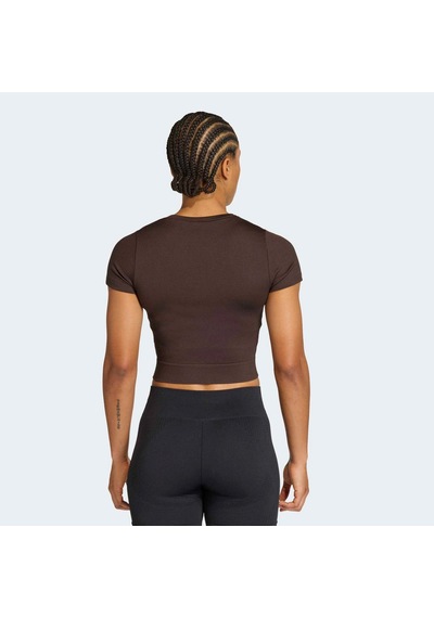 Adidas Workout Essentials Kadın Kahverengi Tişört Jz0128