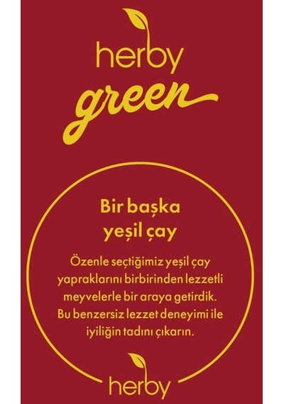Herby Çilek ve Lime Yeşil Çay 3 x 18'li