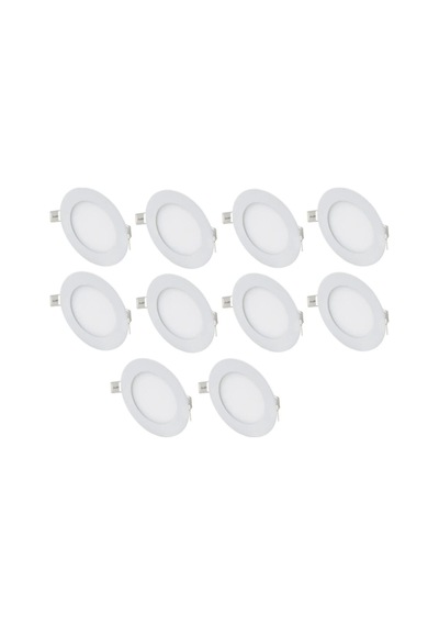10 Adet 15 Watt Slim Led Panel Beyaz Işık Metal Kasa Diğer