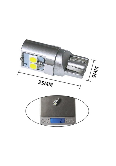 T10 Dekoratif Led Ampul Beyaz 12v Canbus