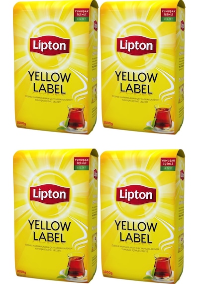 Lipton Yellow Label Siyah Çay 4x1 Kg