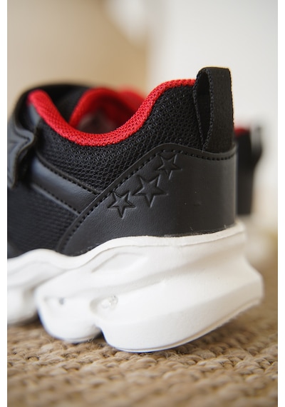 Daxtors Cayt Cırtlı Kız Çocuk Sneaker Spor Ayakkabı Siyah