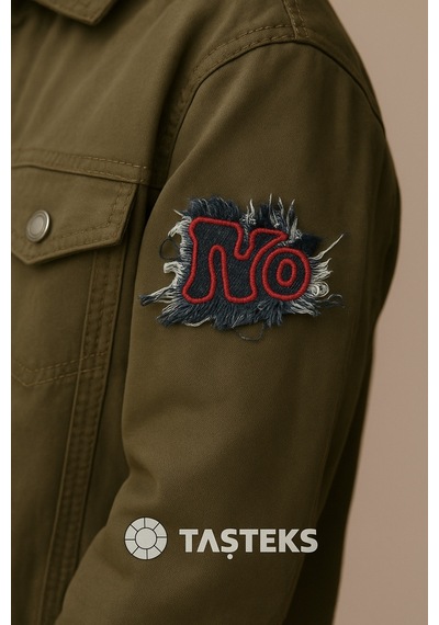Taşteks Ütülenebilen Veya Sticker Olarak Kullanılabilen Püsküllü Denim No Patch