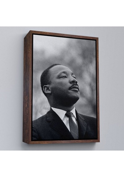 Çerçeveli Martin Luther King Dekoratif Kanvas Duvar Tablosu-6374