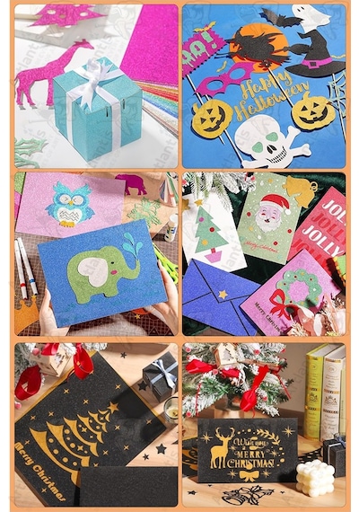 Mor Simli Karton A3 30x40 Cm 10 Lu 1 Paket Simli Fon Kartonu Parıltılı Kağıt Anasınıfı Kreş Etkinlik Proje Mor