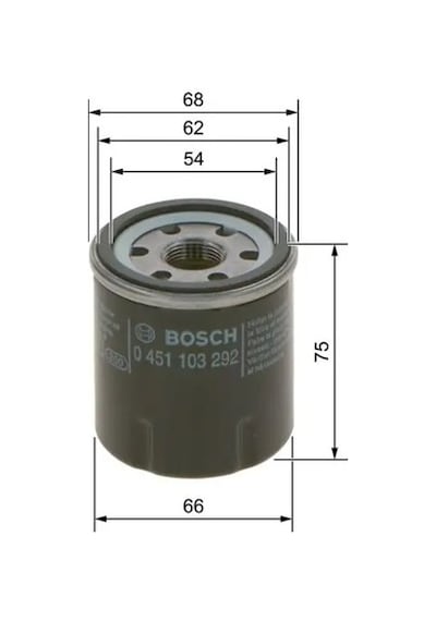 Mazda 323 Yag Filtresi 1.8 1995-1998 Bosch 0451103292