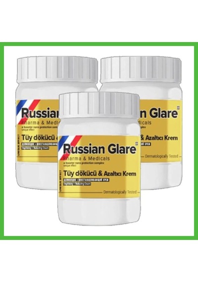 Vaveni Süper Russ Glare Tüylere Krem Nano 3 Adet X 50 Ml Russ Merhemi Arz