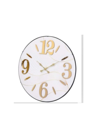 138-p 1 Pleksi Bombe 48 Cm Duvar Saati Modern Dekoratif Salon Ofis Saat Çok Renkli