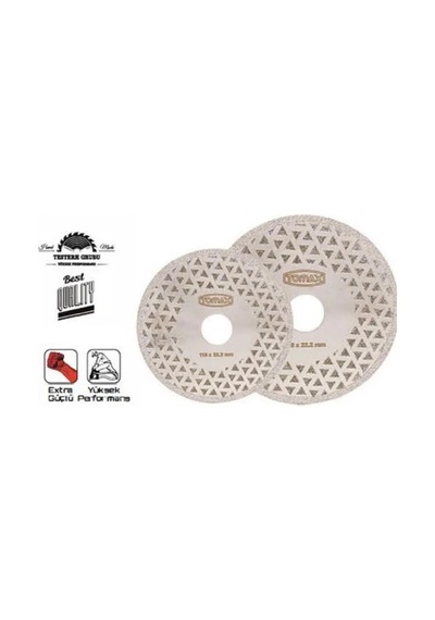 Hubrendy Kargo Elektrolize Elmas Kesici Flanşlı Disk - 180 Mm