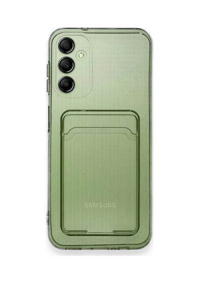 Samsung Galaxy Uyumlu   M15 Kılıf Kart Şeffaf Silikon - Şeffaf