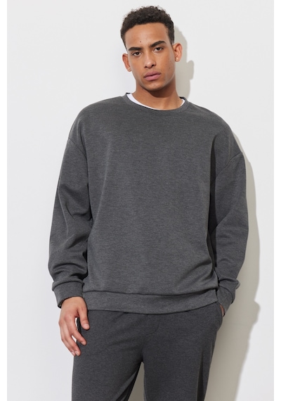 AC&Co / Altınyıldız Classics Erkek Antrasit-Melanj Oversize Fit Bol Kesim Bisiklet Yaka Düz Sweatshirt 4A5221200005ANMS Antrasit Melanj AC&Co / Altınyıldız Classics Erkek Antrasit-Melanj Oversize Fit Bol Kesim Bisiklet Yaka Düz Sweatshirt 4A5221200005ANMS Antrasit Melanj
