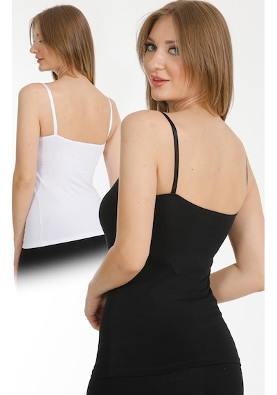 Parlingerie 2li Hamile Emzirme Atleti Siyah-beyaz Siyah - Beyaz