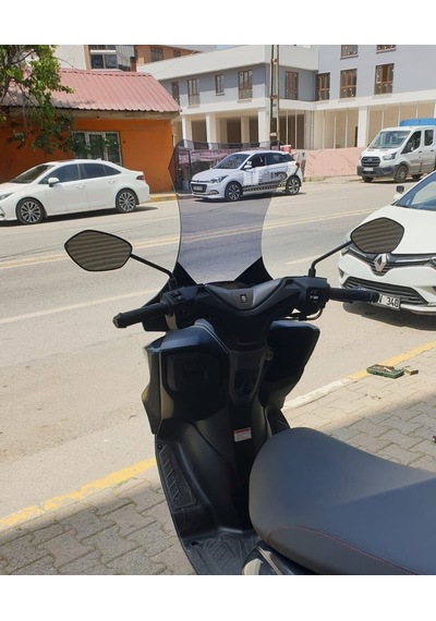 Motocam Suzuki Burgman Street Ex 125 Ön Cam 2023-2026 Model 62cm Füme Renkli 4mm