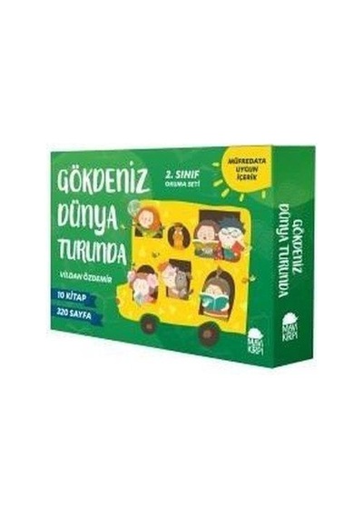 Gökdeniz Dünya Turunda 2.Sınıf Okuma Seti 10 Kitap - Mavi Kirpi Y