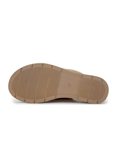 Tamer Tanca Kadın Hakiki Deri Nude Topuklu Sandalet 1109 M591 Bn Sndlt Y25 Nude/rose Nude
