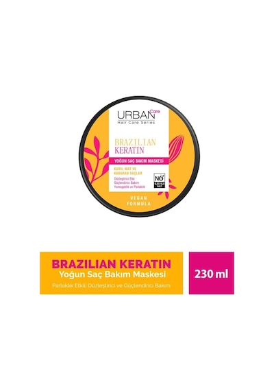 Brazilian Keratin Yoğun Saç Bakım Maskesi, 230 Ml