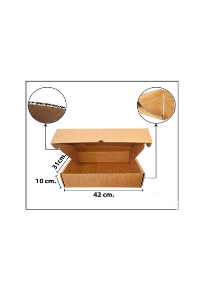 Karton Kargo Kutusu 31x42x10 Cm. 10 Adet 10 Adet