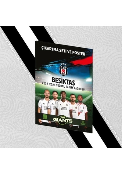 Beşiktaş The Giants 2025/26 Sezonu Dev Poster Ve Çıkartma Seti