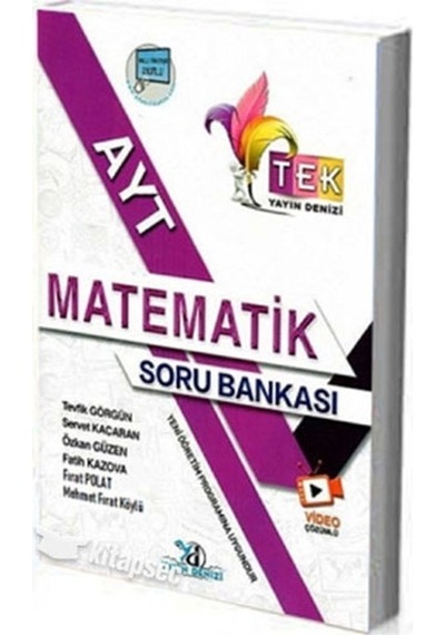 Ayt Tek Video Çözümlü Soru Bankası Matematik Yayın Denizi Yay