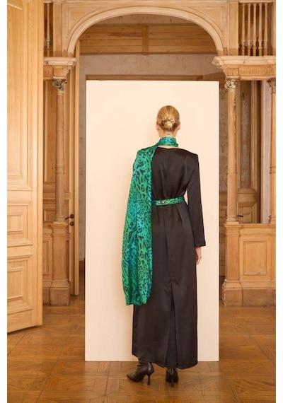 Senna Fıore Dress Yeşil Yeşil