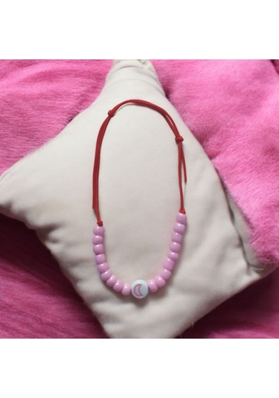 Ayarlanabilir Açık Pembe Ay Bileklik Açık Pembe