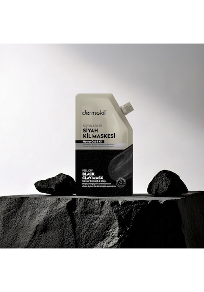 Dermokil Soyulabilir Siyah Kil Maskesi 50 Ml