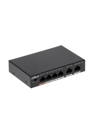 Dahua 6port-4port Poe 60w 2-uplink 10/100 Yönetilemez Switch Pfs3006-4et-60-v2-216651