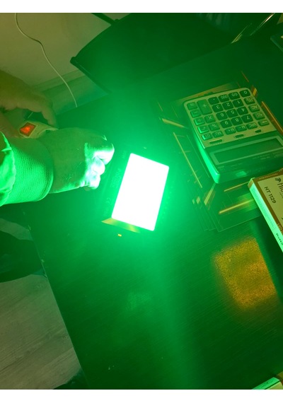 Led Projektör Yeşil Renk 50 Watt Projektör Su Geçirmez Işık Rengi Yeşildir 50W Yeşil