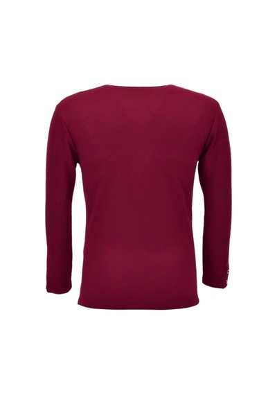 Kadın Kaşkorse Bluz Bgl-st04135 bordo Bordo