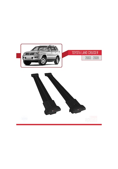 Toyota Uyumlu Land Cruiser 2003-2009 Arası Fly Model Ara Atkı Tavan Barı (525998517)