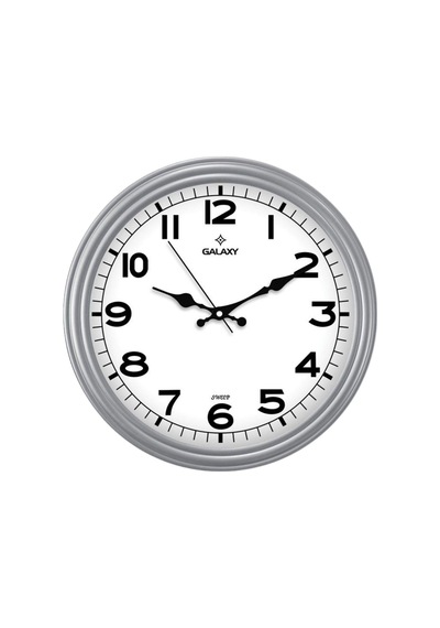 D-200-g Klasik Kadran Gri Renk Sessiz Akar 30 Cm Duvar Saati Sku: Zeusb08kjb7d8q 0240-beyaz-şekilli-48cm