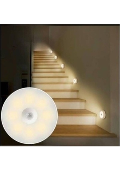 Sensörlü Led Lamba Şarjlı Mıknatıslı Yapışkanlı Alk-3006