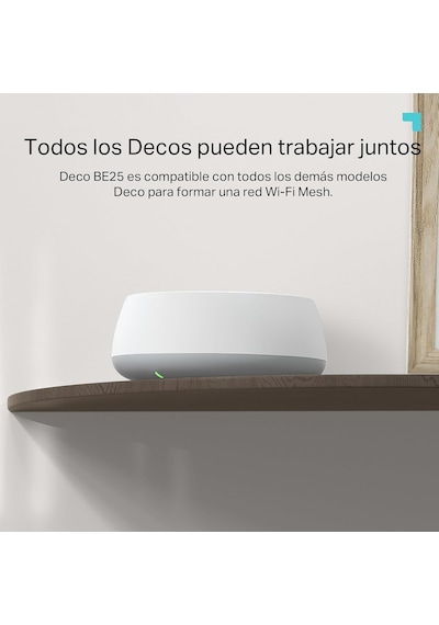 Tp-link Deco Be25 1-pack, Be3600 Mbps, 2 2.5 Gbps Portlar, Ai De