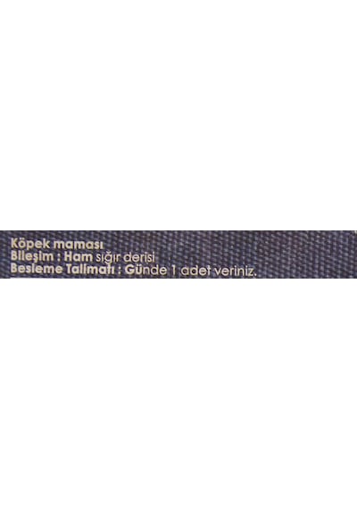 Mordimi Press Köpekler İçin Kemik, 25'li, Beyaz
