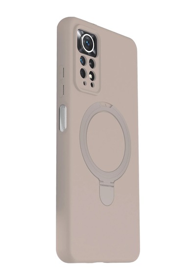 Newface - 169 - Xiaomi Redmi Note 12 Pro 4g Regal Magsafe Standlı Kapak - - Csmo-tex - Çöl Titanyum