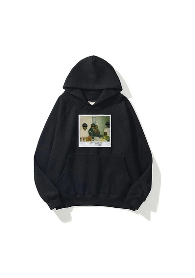 Startmore Unisex Kendrick Lamar M.a.a.d City Siyah Sweatshirt Siyah