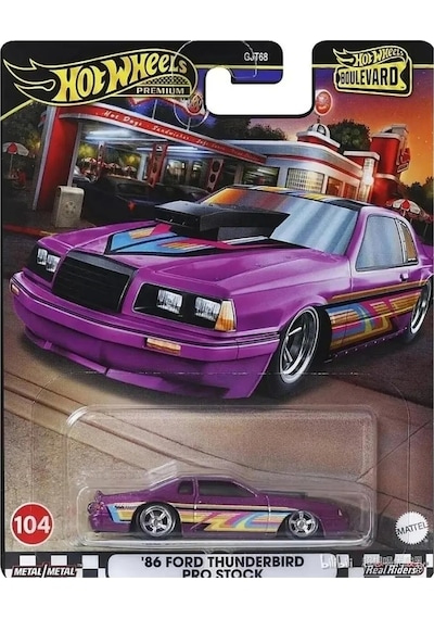 Hot Wheels Boulevard Premium Arabalar 1986 Ford Thunderbird Pro Stock Hrt72