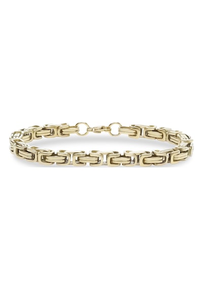 Premium Kral Çelik Zincir Bileklik 6mm 3183czb2d3 - 20 Cm - Siyah Renk Siyah
