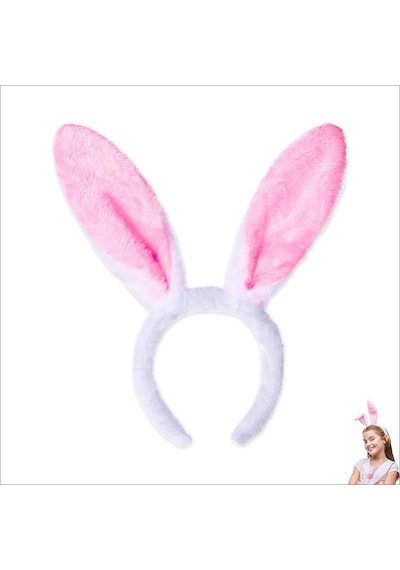 Süsle Bebek Ve Parti Tavşan Kulağı Taç - Peluş - Pembe