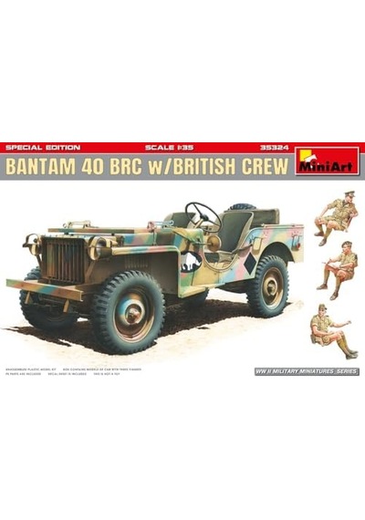 35324 1:35 İngiliz Mürettebatı İle Bantam 40 Brc - Özel Üretim