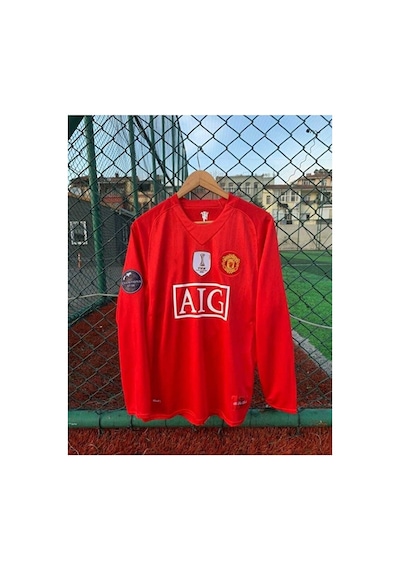 Manchesterr/unitedd 2008 Moskova Şampiyonlar Ligi Finali Cristian Kırmızı