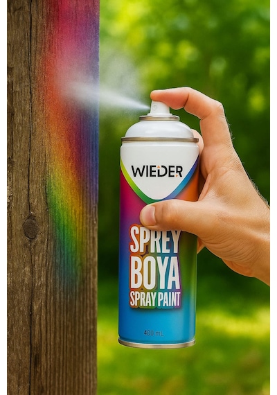 Wieder Sprey Boya Siyah 400 Ml