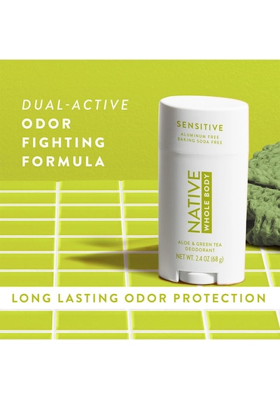 Native Sensitive Aloe & Green Tea Alüminyumsuz Stick Deodorant 75gr