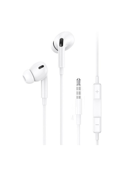 Schitec Pro 3 3.5 MM Mikrofonlu Kulak İçi Kulaklık Beyaz