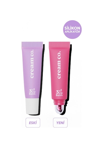 Cream Co. Onarıcı Besleyici Nemlendirici Dudak Bakımı 3in1 Lip Balm Bubblegum