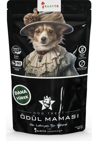 Dana Yürek Atıştırmalık Ödül Maması 80 Gr-101