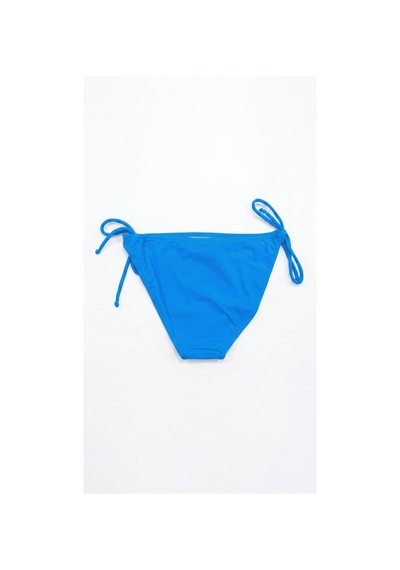 Zi Mavi Kenarları Ince Ipli Bağcıklı Bikini Altı